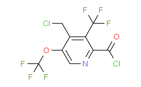 AM209645 | 1806782-88-6 | 4-(Chloromethyl)-5-(trifluoromethoxy)-3-(trifluoromethyl)pyridine-2-carbonyl chloride