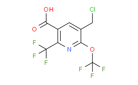 3-(Chloromethyl)-2-(trifluoromethoxy)-6-(trifluoromethyl)pyridine-5-carboxylic acid