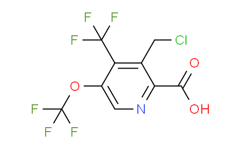 3-(Chloromethyl)-5-(trifluoromethoxy)-4-(trifluoromethyl)pyridine-2-carboxylic acid