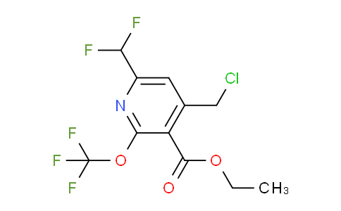 AM209657 | 1806786-77-5 | Ethyl 4-(chloromethyl)-6-(difluoromethyl)-2-(trifluoromethoxy)pyridine-3-carboxylate