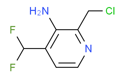 3-Amino-2-(chloromethyl)-4-(difluoromethyl)pyridine