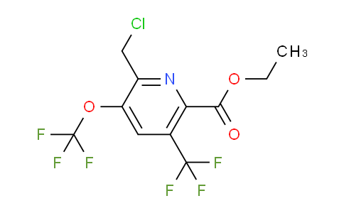 AM209664 | 1804655-55-7 | Ethyl 2-(chloromethyl)-3-(trifluoromethoxy)-5-(trifluoromethyl)pyridine-6-carboxylate