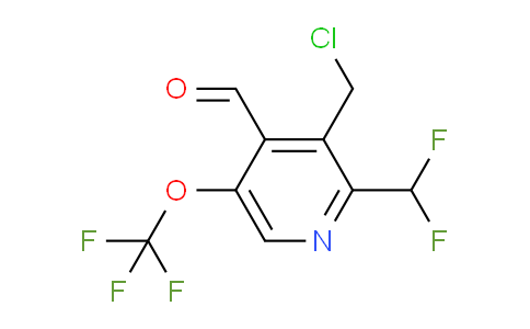 AM209671 | 1805307-12-3 | 3-(Chloromethyl)-2-(difluoromethyl)-5-(trifluoromethoxy)pyridine-4-carboxaldehyde