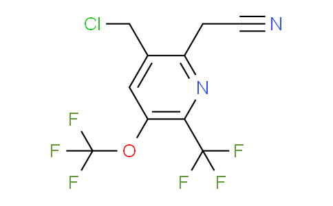 AM209681 | 1805307-23-6 | 3-(Chloromethyl)-5-(trifluoromethoxy)-6-(trifluoromethyl)pyridine-2-acetonitrile