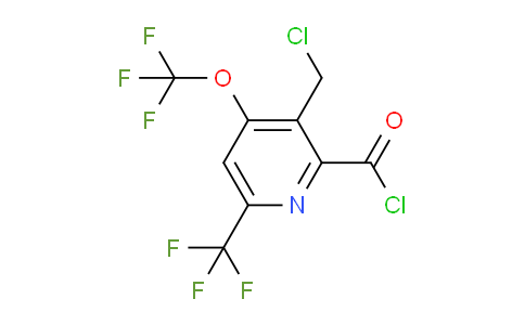 AM209684 | 1805192-44-2 | 3-(Chloromethyl)-4-(trifluoromethoxy)-6-(trifluoromethyl)pyridine-2-carbonyl chloride