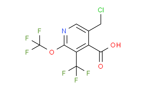 AM209688 | 1805311-39-0 | 5-(Chloromethyl)-2-(trifluoromethoxy)-3-(trifluoromethyl)pyridine-4-carboxylic acid