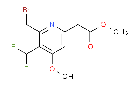 AM20969 | 1361896-35-6 | Methyl 2-(bromomethyl)-3-(difluoromethyl)-4-methoxypyridine-6-acetate