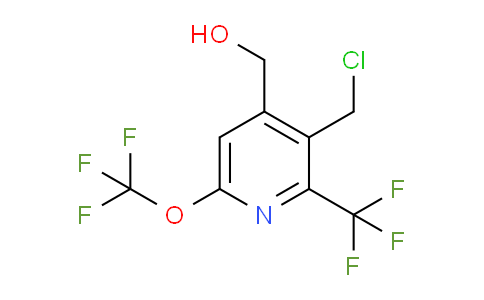 AM209695 | 1806764-91-9 | 3-(Chloromethyl)-6-(trifluoromethoxy)-2-(trifluoromethyl)pyridine-4-methanol