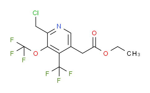 AM209696 | 1804907-95-6 | Ethyl 2-(chloromethyl)-3-(trifluoromethoxy)-4-(trifluoromethyl)pyridine-5-acetate