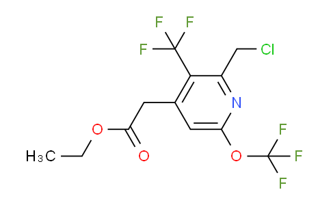 AM209698 | 1804366-30-0 | Ethyl 2-(chloromethyl)-6-(trifluoromethoxy)-3-(trifluoromethyl)pyridine-4-acetate