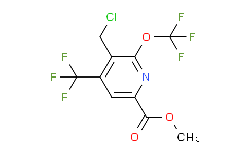 AM209705 | 1806767-58-7 | Methyl 3-(chloromethyl)-2-(trifluoromethoxy)-4-(trifluoromethyl)pyridine-6-carboxylate
