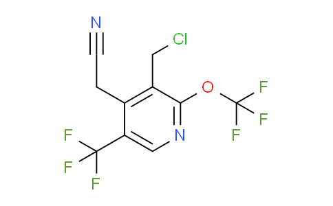 3-(Chloromethyl)-2-(trifluoromethoxy)-5-(trifluoromethyl)pyridine-4-acetonitrile