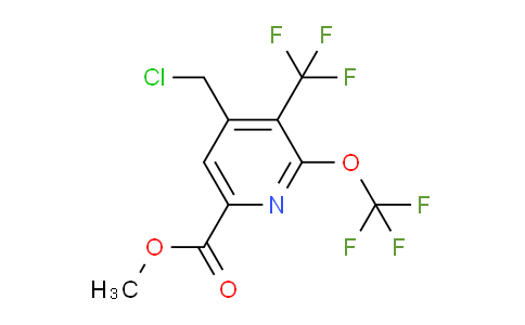 AM209707 | 1803996-67-9 | Methyl 4-(chloromethyl)-2-(trifluoromethoxy)-3-(trifluoromethyl)pyridine-6-carboxylate