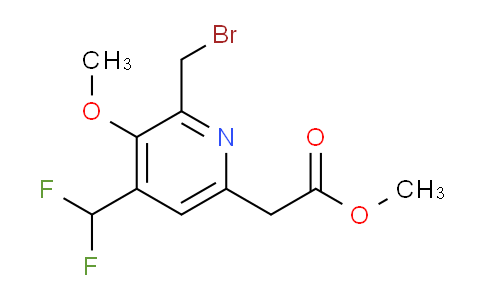 AM20971 | 1361848-58-9 | Methyl 2-(bromomethyl)-4-(difluoromethyl)-3-methoxypyridine-6-acetate