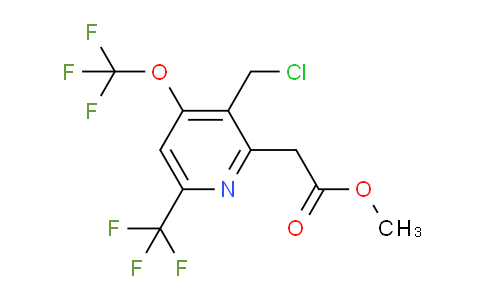 AM209710 | 1805311-91-4 | Methyl 3-(chloromethyl)-4-(trifluoromethoxy)-6-(trifluoromethyl)pyridine-2-acetate