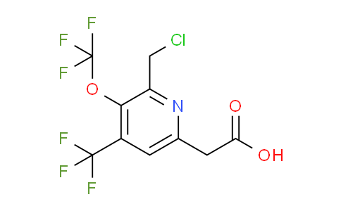 AM209715 | 1805949-18-1 | 2-(Chloromethyl)-3-(trifluoromethoxy)-4-(trifluoromethyl)pyridine-6-acetic acid