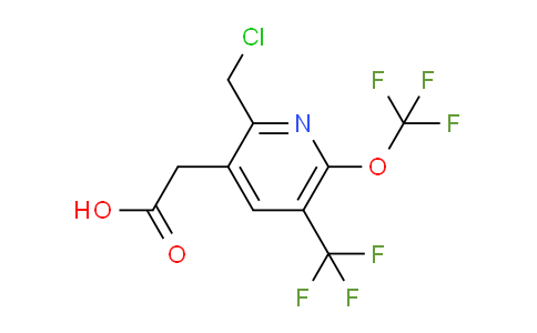 2-(Chloromethyl)-6-(trifluoromethoxy)-5-(trifluoromethyl)pyridine-3-acetic acid