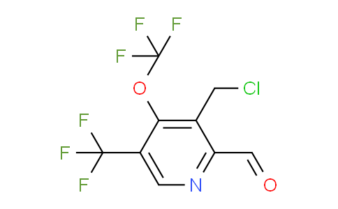 AM209720 | 1805245-61-7 | 3-(Chloromethyl)-4-(trifluoromethoxy)-5-(trifluoromethyl)pyridine-2-carboxaldehyde
