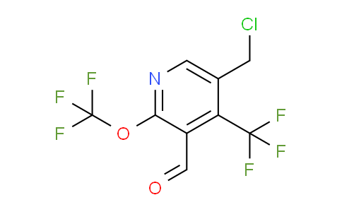 AM209724 | 1805947-93-6 | 5-(Chloromethyl)-2-(trifluoromethoxy)-4-(trifluoromethyl)pyridine-3-carboxaldehyde