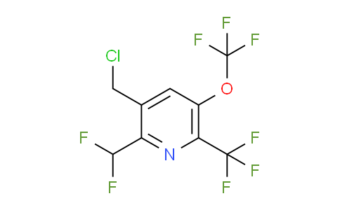 3-(Chloromethyl)-2-(difluoromethyl)-5-(trifluoromethoxy)-6-(trifluoromethyl)pyridine