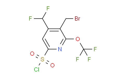 AM209734 | 1804756-02-2 | 3-(Bromomethyl)-4-(difluoromethyl)-2-(trifluoromethoxy)pyridine-6-sulfonyl chloride
