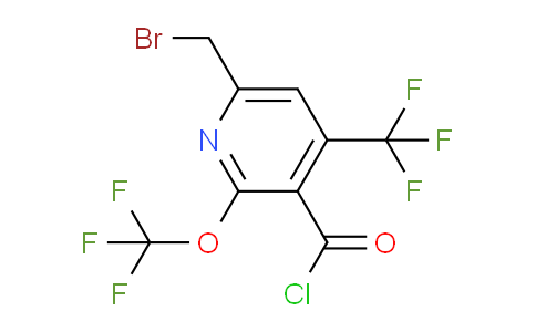 AM209735 | 1805309-28-7 | 6-(Bromomethyl)-2-(trifluoromethoxy)-4-(trifluoromethyl)pyridine-3-carbonyl chloride