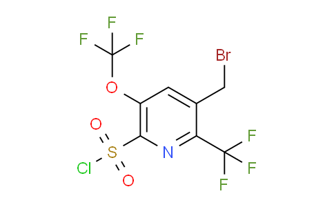 3-(Bromomethyl)-5-(trifluoromethoxy)-2-(trifluoromethyl)pyridine-6-sulfonyl chloride