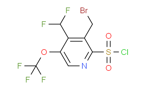 AM209746 | 1804370-51-1 | 3-(Bromomethyl)-4-(difluoromethyl)-5-(trifluoromethoxy)pyridine-2-sulfonyl chloride