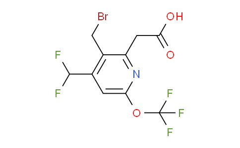 AM209749 | 1806757-93-6 | 3-(Bromomethyl)-4-(difluoromethyl)-6-(trifluoromethoxy)pyridine-2-acetic acid