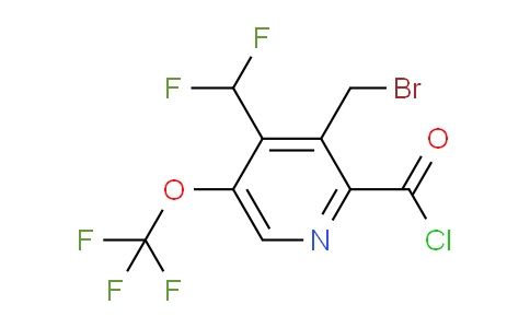 AM209752 | 1805308-41-1 | 3-(Bromomethyl)-4-(difluoromethyl)-5-(trifluoromethoxy)pyridine-2-carbonyl chloride