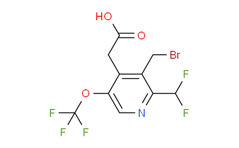 AM209753 | 1804753-73-8 | 3-(Bromomethyl)-2-(difluoromethyl)-5-(trifluoromethoxy)pyridine-4-acetic acid