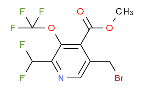 AM209760 | 1805235-65-7 | Methyl 5-(bromomethyl)-2-(difluoromethyl)-3-(trifluoromethoxy)pyridine-4-carboxylate