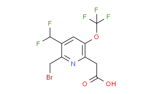 AM209766 | 1805145-32-7 | 2-(Bromomethyl)-3-(difluoromethyl)-5-(trifluoromethoxy)pyridine-6-acetic acid