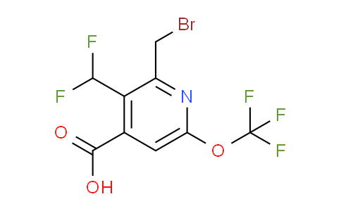 AM209768 | 1805309-67-4 | 2-(Bromomethyl)-3-(difluoromethyl)-6-(trifluoromethoxy)pyridine-4-carboxylic acid