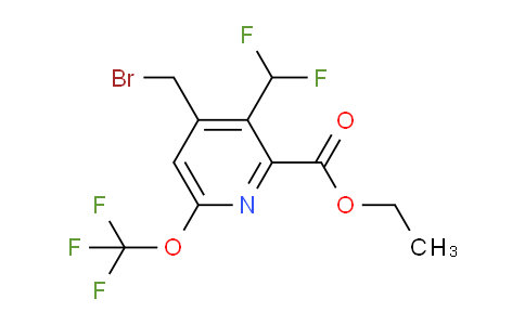 AM209774 | 1804437-98-6 | Ethyl 4-(bromomethyl)-3-(difluoromethyl)-6-(trifluoromethoxy)pyridine-2-carboxylate