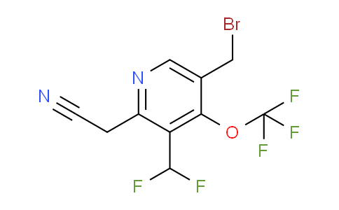 AM209775 | 1804876-86-5 | 5-(Bromomethyl)-3-(difluoromethyl)-4-(trifluoromethoxy)pyridine-2-acetonitrile