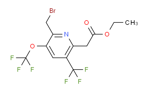 AM209778 | 1805289-41-1 | Ethyl 2-(bromomethyl)-3-(trifluoromethoxy)-5-(trifluoromethyl)pyridine-6-acetate