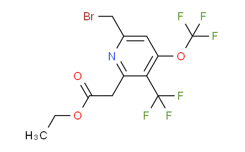 AM209781 | 1805166-50-0 | Ethyl 6-(bromomethyl)-4-(trifluoromethoxy)-3-(trifluoromethyl)pyridine-2-acetate