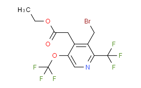 AM209782 | 1804623-94-6 | Ethyl 3-(bromomethyl)-5-(trifluoromethoxy)-2-(trifluoromethyl)pyridine-4-acetate