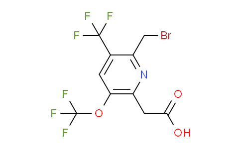 AM209793 | 1805296-21-2 | 2-(Bromomethyl)-5-(trifluoromethoxy)-3-(trifluoromethyl)pyridine-6-acetic acid