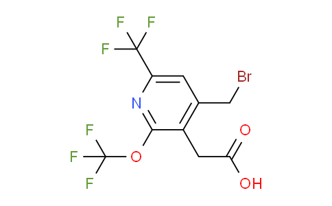 AM209795 | 1806763-26-7 | 4-(Bromomethyl)-2-(trifluoromethoxy)-6-(trifluoromethyl)pyridine-3-acetic acid