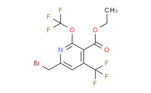 AM209798 | 1805291-90-0 | Ethyl 6-(bromomethyl)-2-(trifluoromethoxy)-4-(trifluoromethyl)pyridine-3-carboxylate