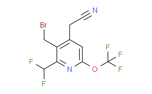 AM209799 | 1804442-54-3 | 3-(Bromomethyl)-2-(difluoromethyl)-6-(trifluoromethoxy)pyridine-4-acetonitrile