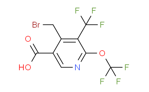 AM209800 | 1804864-41-2 | 4-(Bromomethyl)-2-(trifluoromethoxy)-3-(trifluoromethyl)pyridine-5-carboxylic acid