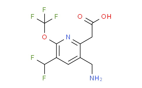 3-(Aminomethyl)-5-(difluoromethyl)-6-(trifluoromethoxy)pyridine-2-acetic acid
