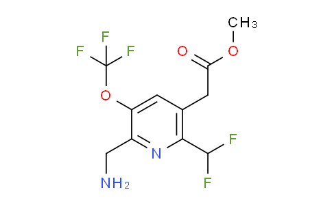 AM209823 | 1806781-52-1 | Methyl 2-(aminomethyl)-6-(difluoromethyl)-3-(trifluoromethoxy)pyridine-5-acetate