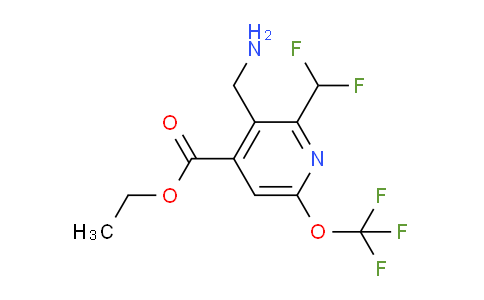 AM209825 | 1806068-52-9 | Ethyl 3-(aminomethyl)-2-(difluoromethyl)-6-(trifluoromethoxy)pyridine-4-carboxylate