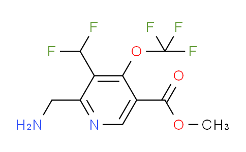 AM209829 | 1805294-16-9 | Methyl 2-(aminomethyl)-3-(difluoromethyl)-4-(trifluoromethoxy)pyridine-5-carboxylate