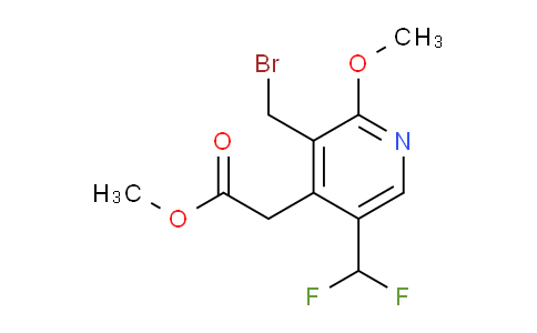 AM20983 | 1361848-70-5 | Methyl 3-(bromomethyl)-5-(difluoromethyl)-2-methoxypyridine-4-acetate