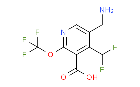 AM209831 | 1806780-57-3 | 5-(Aminomethyl)-4-(difluoromethyl)-2-(trifluoromethoxy)pyridine-3-carboxylic acid